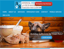 Tablet Screenshot of animalhospitalofos.com